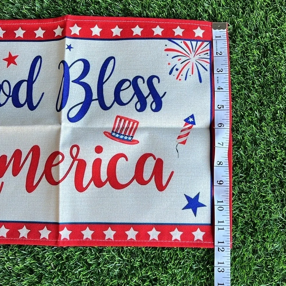 GOD BLESS AMERICA Placemats x4